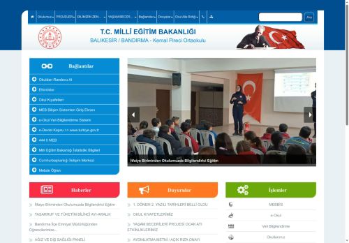 BALIKESİR / BANDIRMA - Kemal Pireci Ortaokulu