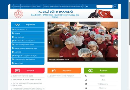 BALIKESİR / BANDIRMA - Şehit Öğretmen Mustafa Boz İlkokulu