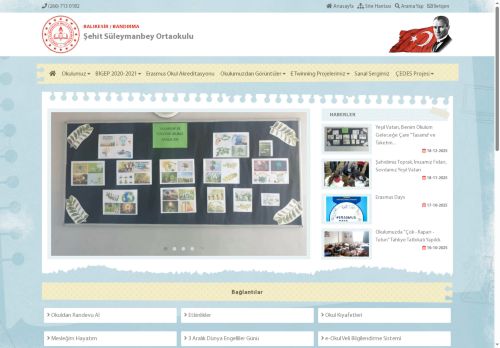 BALIKESİR / BANDIRMA - Şehit Süleymanbey Ortaokulu