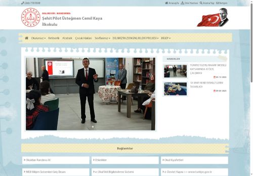 BALIKESİR / BANDIRMA - Şehit Pilot Üsteğmen Cemil Kaya İlkokulu