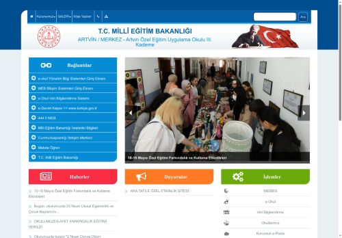 ARTVİN / MERKEZ - Artvin Özel Eğitim Uygulama Okulu III. Kademe