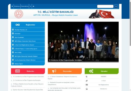 ARTVİN / MURGUL - Murgul Atatürk Anadolu Lisesi