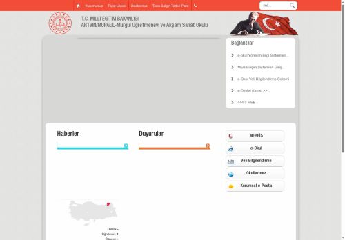 ARTVİN / MURGUL - Murgul Öğretmenevi ve Akşam Sanat Okulu