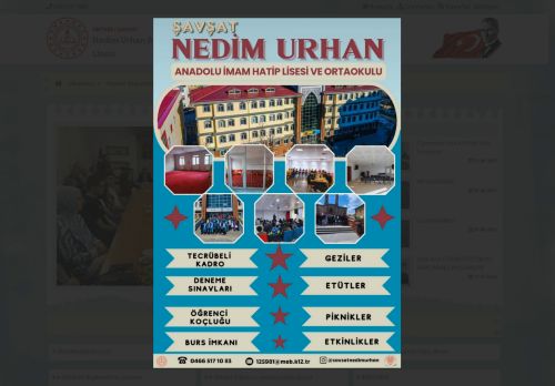 ARTVİN / ŞAVŞAT - Nedim Urhan Anadolu İmam Hatip Lisesi