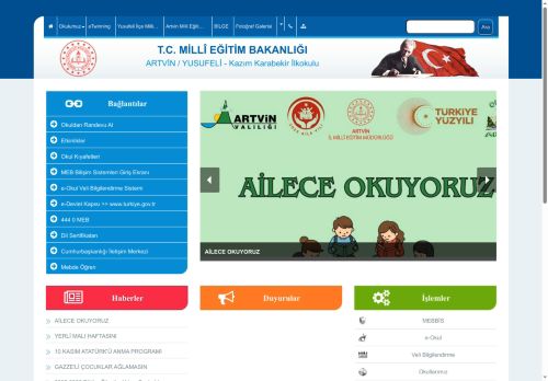 ARTVİN / YUSUFELİ - Kazım Karabekir İlkokulu