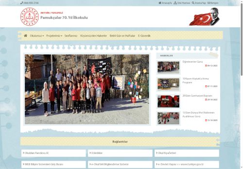 ARTVİN / YUSUFELİ - Pamukçular 70. Yıl İlkokulu