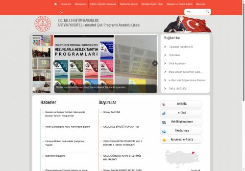 ARTVİN / YUSUFELİ - Yusufeli Çok Programlı Anadolu Lisesi