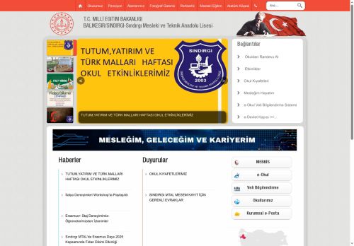BALIKESİR / SINDIRGI - Sındırgı Mesleki ve Teknik Anadolu Lisesi