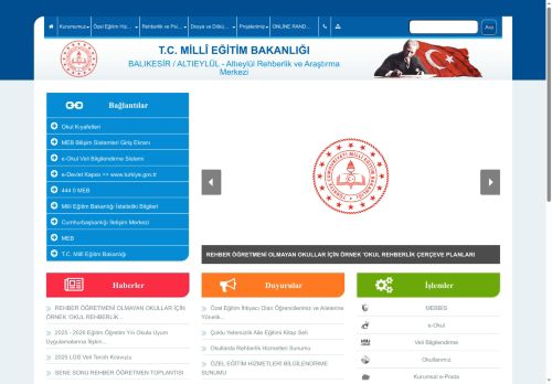 BALIKESİR / ALTIEYLÜL - Altıeylül Rehberlik ve Araştırma Merkezi