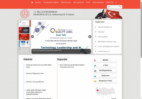 BALIKESİR / ALTIEYLÜL - Aslıhantepecik Ortaokulu