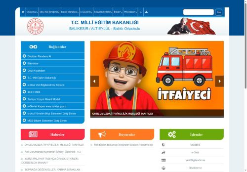 BALIKESİR / ALTIEYLÜL - Balıklı Ortaokulu