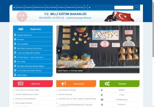 BALIKESİR / ALTIEYLÜL - Gaziosmanpaşa İlkokulu