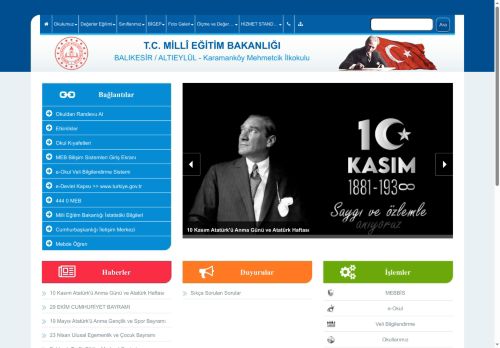 BALIKESİR / ALTIEYLÜL - Karamanköy Mehmetcik İlkokulu