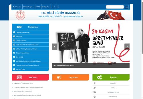 BALIKESİR / ALTIEYLÜL - Karamanlar İlkokulu