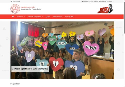 BALIKESİR / ALTIEYLÜL - Karamanlar Ortaokulu