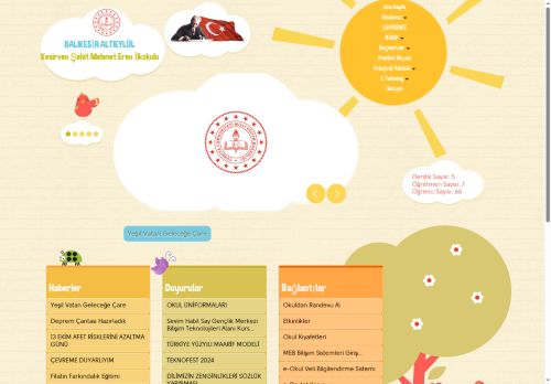 BALIKESİR / ALTIEYLÜL - Kesirven Şehit Mehmet Eren İlkokulu