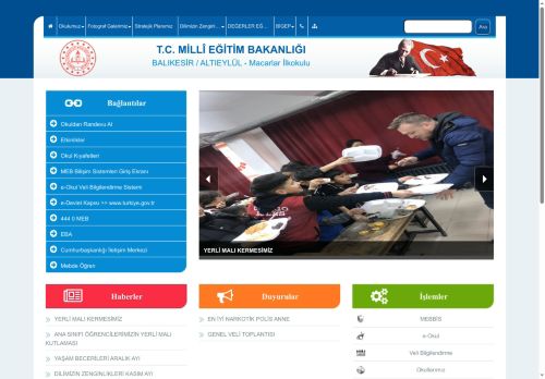 BALIKESİR / ALTIEYLÜL - Macarlar İlkokulu