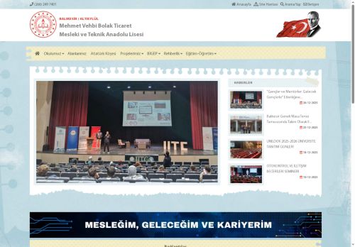 BALIKESİR / ALTIEYLÜL - Mehmet Vehbi Bolak Ticaret Mesleki ve Teknik Anadolu Lisesi