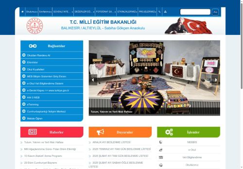 BALIKESİR / ALTIEYLÜL - Sabiha Gökçen Anaokulu