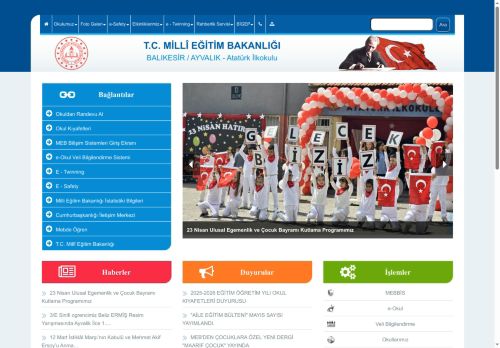 BALIKESİR / AYVALIK - Atatürk İlkokulu