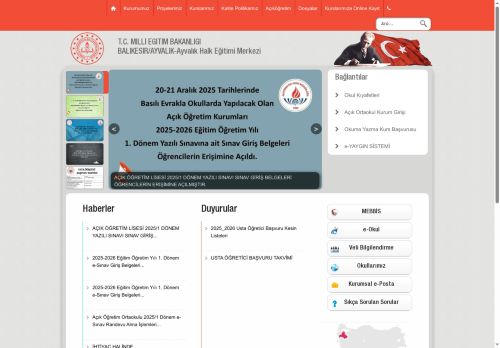 BALIKESİR / AYVALIK - Ayvalık Halk Eğitimi Merkezi