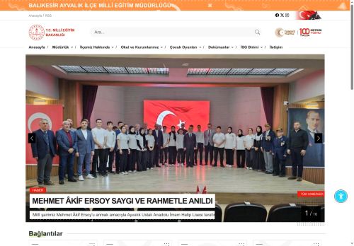 MEB BALIKESİR - AYVALIK İLÇE MİLLÎ EĞİTİM MÜDÜRLÜĞÜ