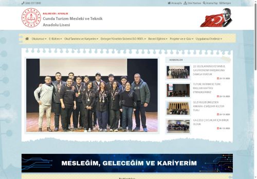 BALIKESİR / AYVALIK - Cunda Turizm Mesleki ve Teknik Anadolu Lisesi