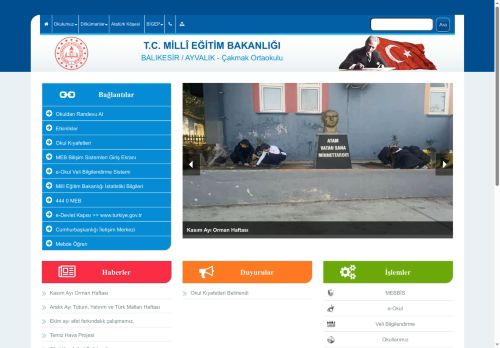 BALIKESİR / AYVALIK - Çakmak Ortaokulu