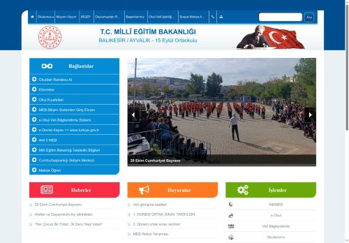 BALIKESİR / AYVALIK - 15 Eylül Ortaokulu