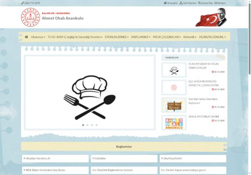 BALIKESİR / BANDIRMA - Ahmet Obalı Anaokulu