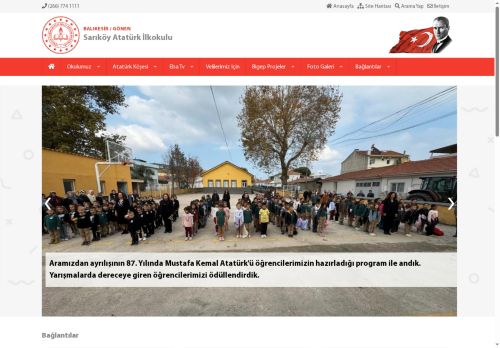 BALIKESİR / GÖNEN - Sarıköy Atatürk İlkokulu