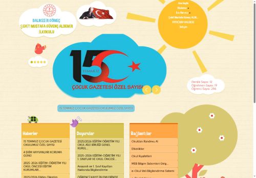 BALIKESİR / GÖMEÇ - ŞEHİT MUSTAFA GÜVENÇ ALDEMİR İLKOKULU