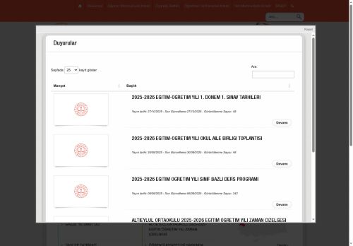 BALIKESİR / GÖNEN - Altıeylül Ortaokulu