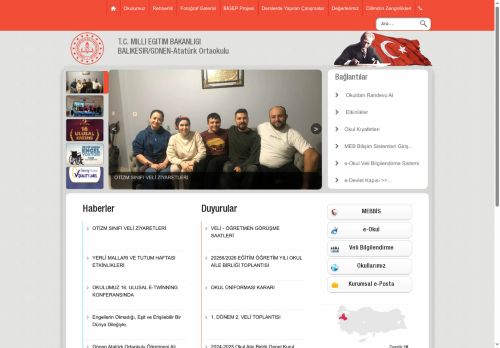 BALIKESİR / GÖNEN - Atatürk Ortaokulu