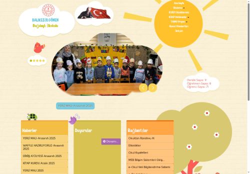 BALIKESİR / GÖNEN - Buğdaylı İlkokulu