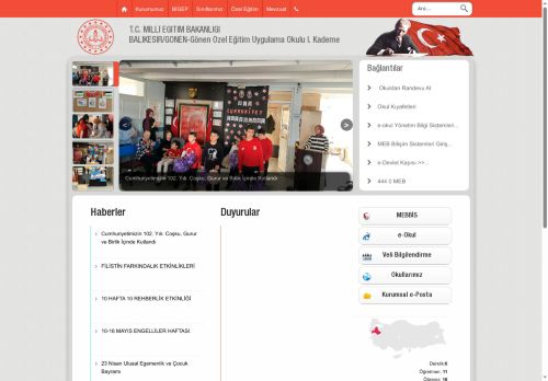 BALIKESİR / GÖNEN - Gönen Özel Eğitim Uygulama Okulu I. Kademe