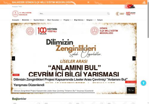 MEB BALIKESİR - GÖNEN İLÇE MİLLÎ EĞİTİM MÜDÜRLÜĞÜ