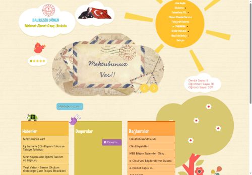 BALIKESİR / GÖNEN - Mehmet Ahmet Genç İlkokulu