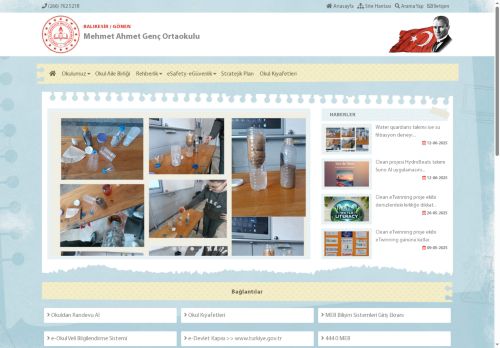 BALIKESİR / GÖNEN - Mehmet Ahmet Genç Ortaokulu