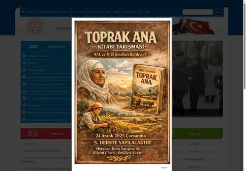 BALIKESİR / BİGADİÇ - Bigadiç Anadolu İmam Hatip Lisesi