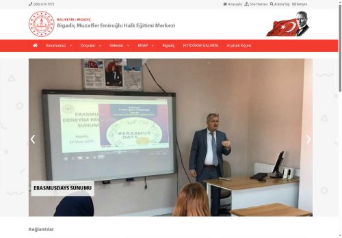 BALIKESİR / BİGADİÇ - Bigadiç Muzaffer Emiroğlu Halk Eğitimi Merkezi