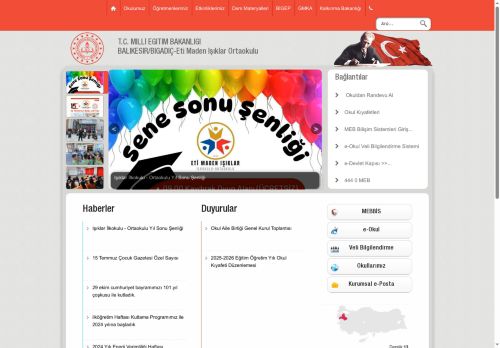 BALIKESİR / BİGADİÇ - Eti Maden Işıklar Ortaokulu