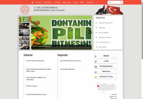 BALIKESİR / BİGADİÇ - İskele Ortaokulu