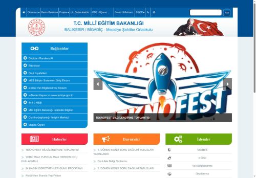 BALIKESİR / BİGADİÇ - Mecidiye Şehitler Ortaokulu