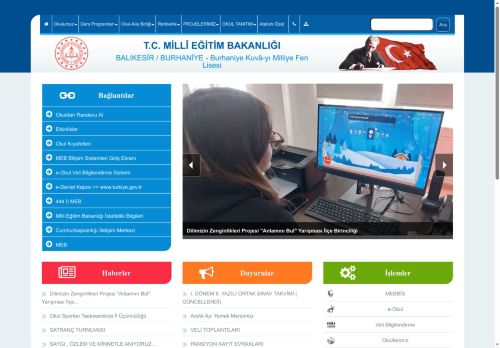 BALIKESİR / BURHANİYE - Burhaniye Kuvâ-yı Milliye Fen Lisesi