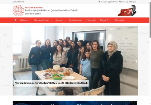 BALIKESİR / BURHANİYE - Burhaniye Şehit Hasan Çoban Mesleki ve Teknik Anadolu Lisesi