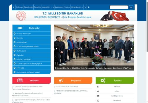BALIKESİR / BURHANİYE - Celal Toraman Anadolu Lisesi
