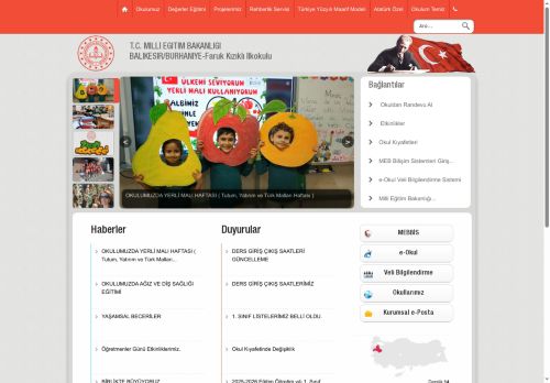 BALIKESİR / BURHANİYE - Faruk Kızıklı İlkokulu