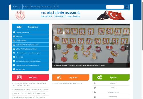 BALIKESİR / BURHANİYE - Gazi İlkokulu