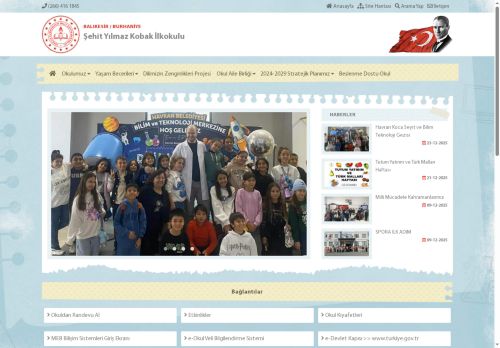 BALIKESİR / BURHANİYE - Şehit Yılmaz Kobak İlkokulu